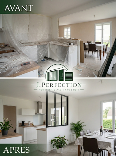 Avant / après : rénovation intérieure complète avec cuisine moderne et verrière